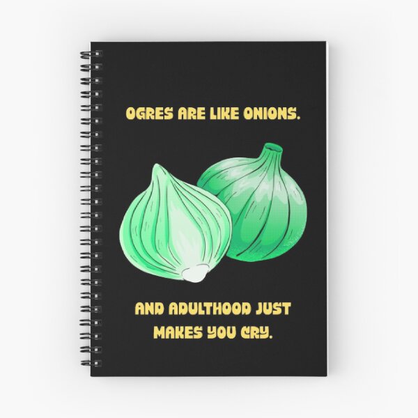 Item preview, Ogres Are Like Onions Adulthood Makes You Cry Funny Parody designed and sold by Mircea786.
