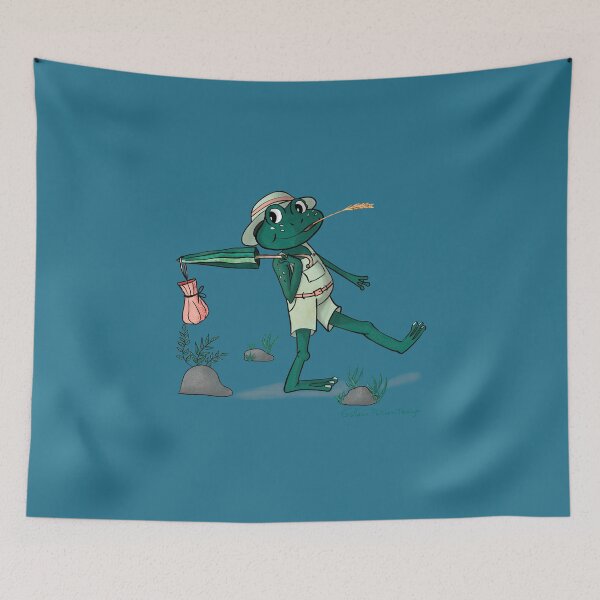 Item preview, Frog on a stroll designed and sold by Galoux-Pattern.