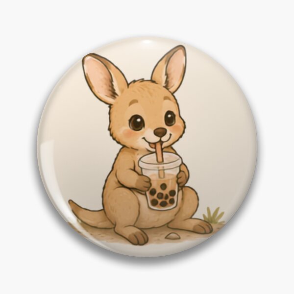 Item preview, Boba Tea Kangaroo Joey designed and sold by MellowMunchkins.