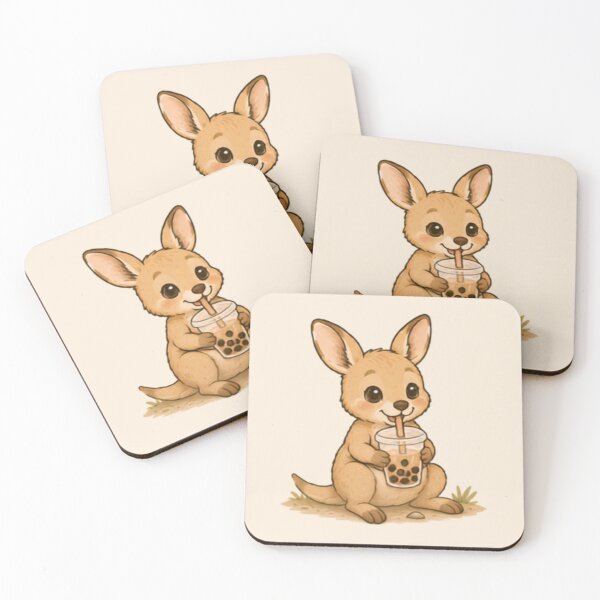Item preview, Boba Tea Kangaroo Joey designed and sold by MellowMunchkins.