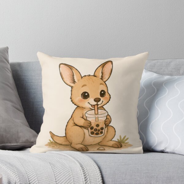 Item preview, Boba Tea Kangaroo Joey designed and sold by MellowMunchkins.