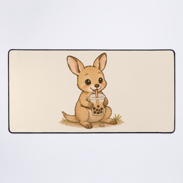 Item preview, Boba Tea Kangaroo Joey designed and sold by MellowMunchkins.