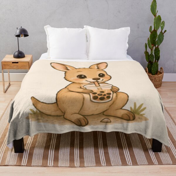 Item preview, Boba Tea Kangaroo Joey designed and sold by MellowMunchkins.