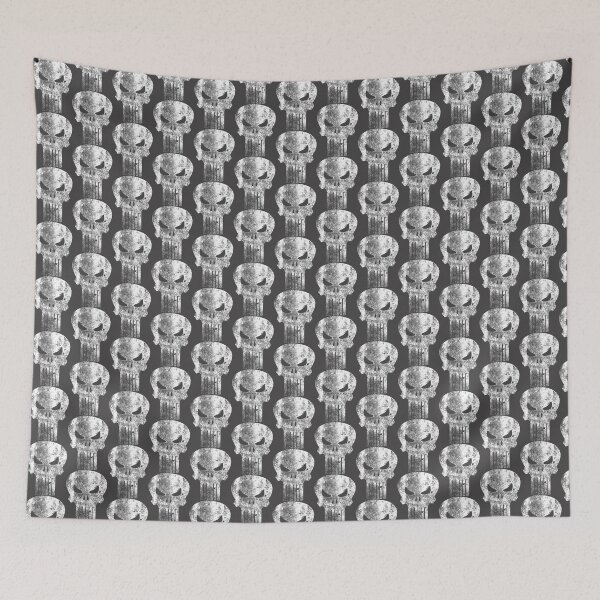 Item preview, The Punisher Classic Retro Skull Logo ⭐⭐⭐⭐⭐ designed and sold by Beautyinme.