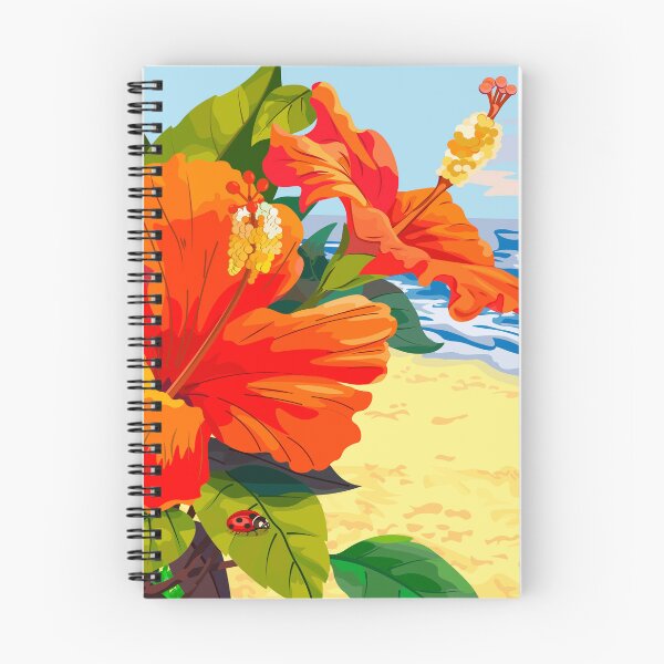 Item preview, Flores rojas al fondo de la playa. designed and sold by Zhanna LL.