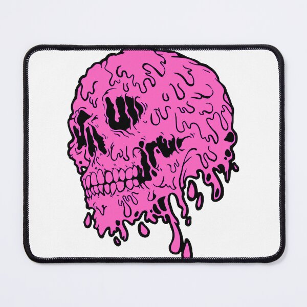 Item preview, Fuchsia Fluid Skull – Vibrant Neon Skull Art For Apparel & Home Décor ⭐⭐⭐⭐⭐ designed and sold by Beautyinme.
