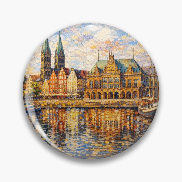 Item preview, A painting of Bremen, Germany – A Beautiful place in Europe. designed and sold by GalleryKauffeld.