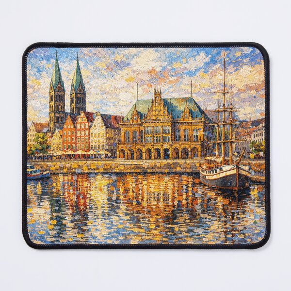 Item preview, A painting of Bremen, Germany – A Beautiful place in Europe. designed and sold by GalleryKauffeld.