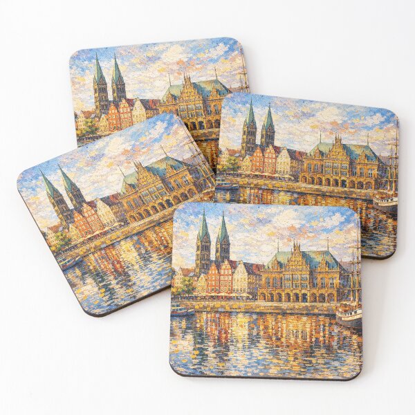 Item preview, Un cuadro de Bremen, Alemania: un lugar precioso de Europa. designed and sold by GalleryKauffeld.