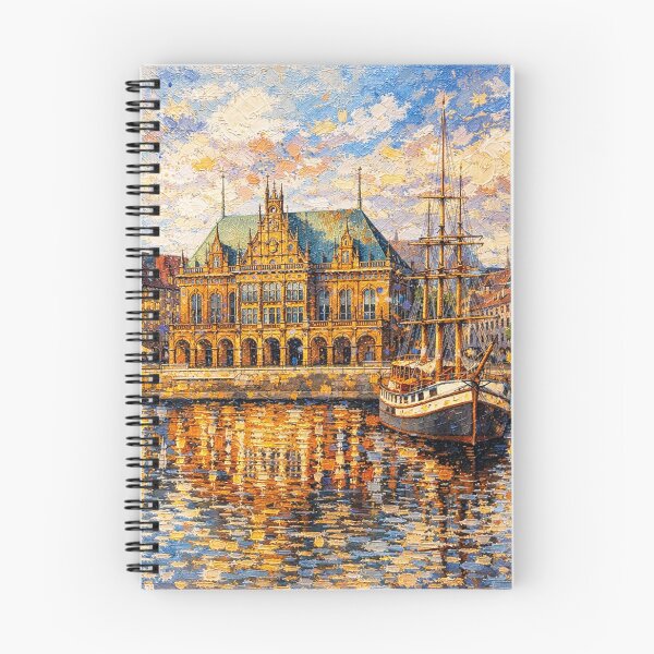 Item preview, A painting of Bremen, Germany – A Beautiful place in Europe. designed and sold by GalleryKauffeld.