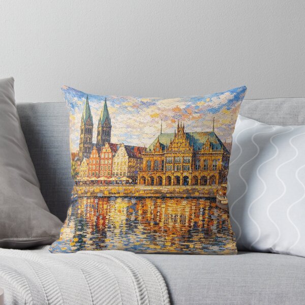 Item preview, A painting of Bremen, Germany – A Beautiful place in Europe. designed and sold by GalleryKauffeld.