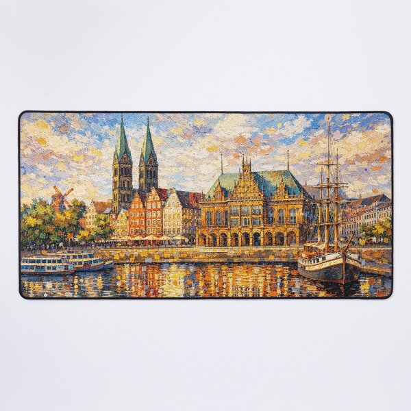 Item preview, A painting of Bremen, Germany – A Beautiful place in Europe. designed and sold by GalleryKauffeld.