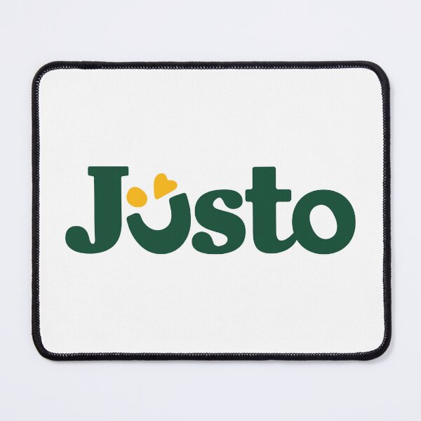Item preview, Justo Dark Green Heart Monogram Logo designed and sold by guayre.