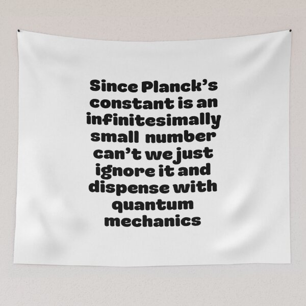 Item preview, Wishful Thinking in Quantum Mechanics! designed and sold by MPC-Mince-Pies.