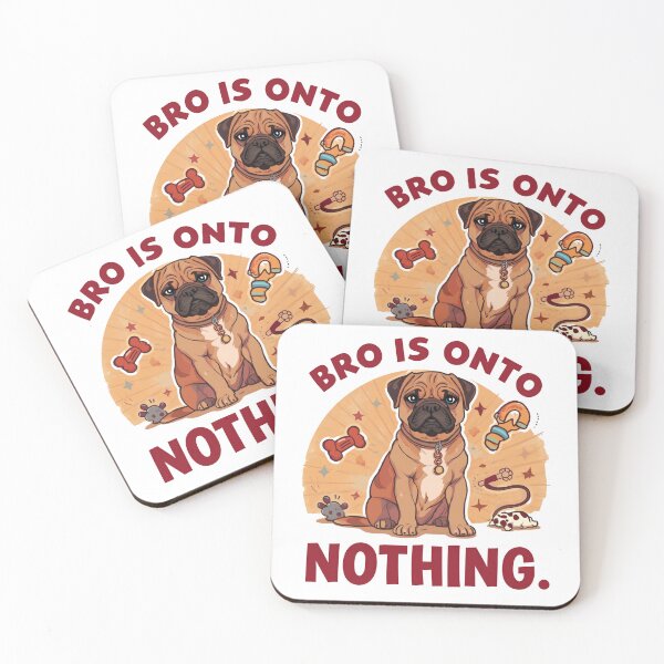 Item preview, concern meme bro is onto nothing T-Shirt, Funny Pug Meme, Dog Lover Humor, Cute Puppy Joke, Animal Meme, Funny Pet Graphic Tee designed and sold by pawsome purrfect.