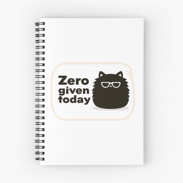 Item preview, Zero Given Today — Grumpy Cat With Sunglasses Funny Attitude Sticker Design designed and sold by KanDa-Shop.
