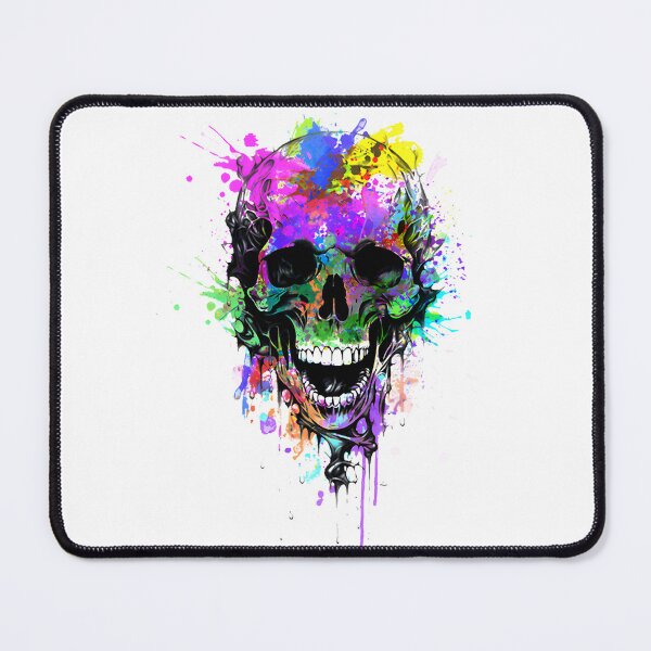 Item preview, Abstract Color Paint Splash Skull Art PERFECT GIFT FOR YOU AND FRIENDS designed and sold by Beautyinme.