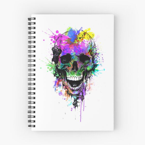 Item preview, Abstract Color Paint Splash Skull Art PERFECT GIFT FOR YOU AND FRIENDS designed and sold by Beautyinme.