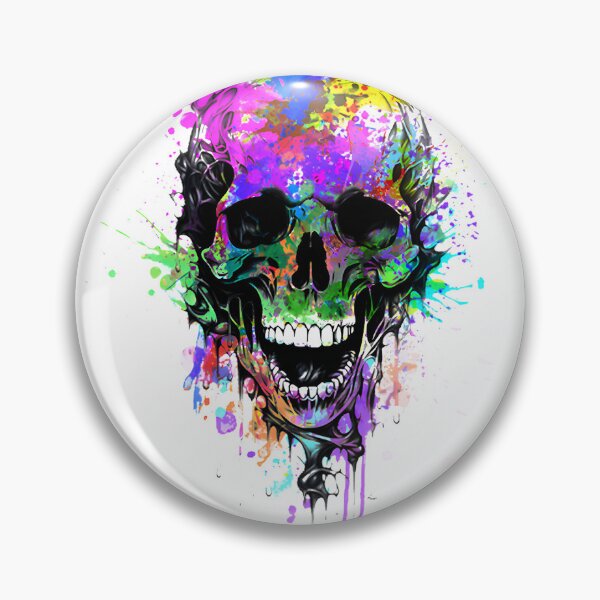 Item preview, Abstract Color Paint Splash Skull Art PERFECT GIFT FOR YOU AND FRIENDS designed and sold by Beautyinme.