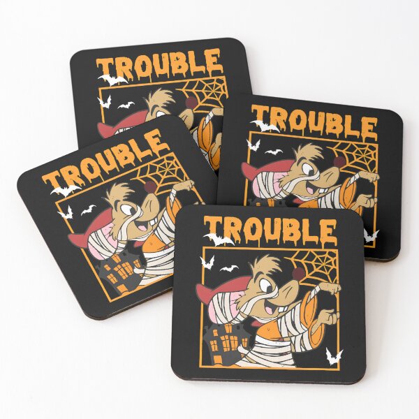 Item preview, Trouble Mummy Dog Halloween Cartoon designed and sold by LindaLoza26857.