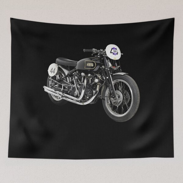 Item preview, 1952 Vincent Bike Lightning Vintage Motorcycle Graphic Long Sleeve designed and sold by ColleenOH.