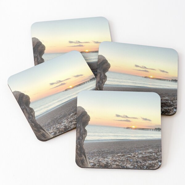 Item preview, Hastings beach at sunset designed and sold by WestHillDesigns.