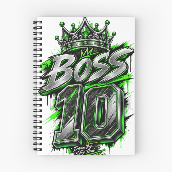 Item preview, Boss 10 – Green Neon Streetwear Graphic designed and sold by VasiArtLab.