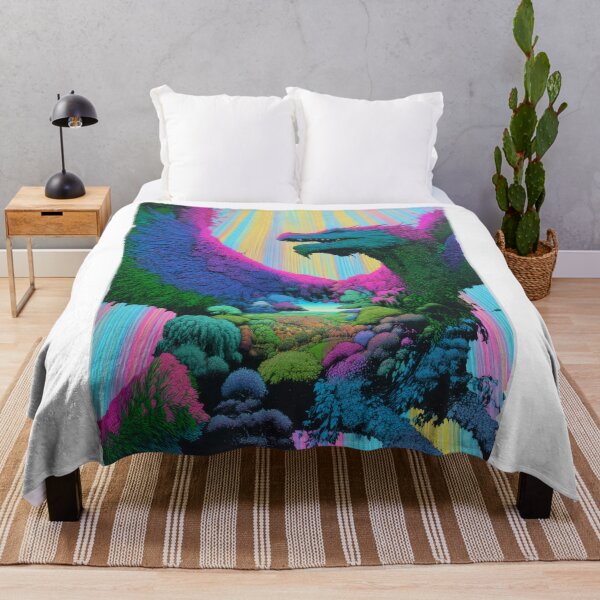 Item preview, Psychedelic Dragon Guardian of the Rainbow Valley | Fantasy designed and sold by BlissxPals.