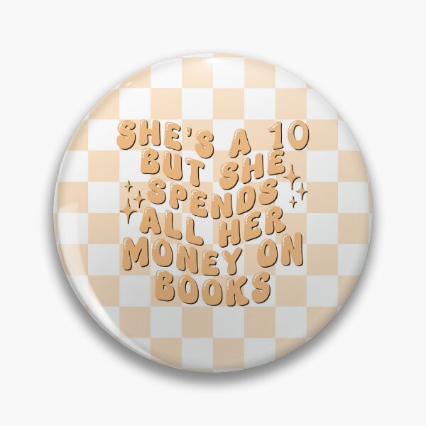 Item preview, She’s a 10 but a bookworm yellow  designed and sold by Aakanksha97.
