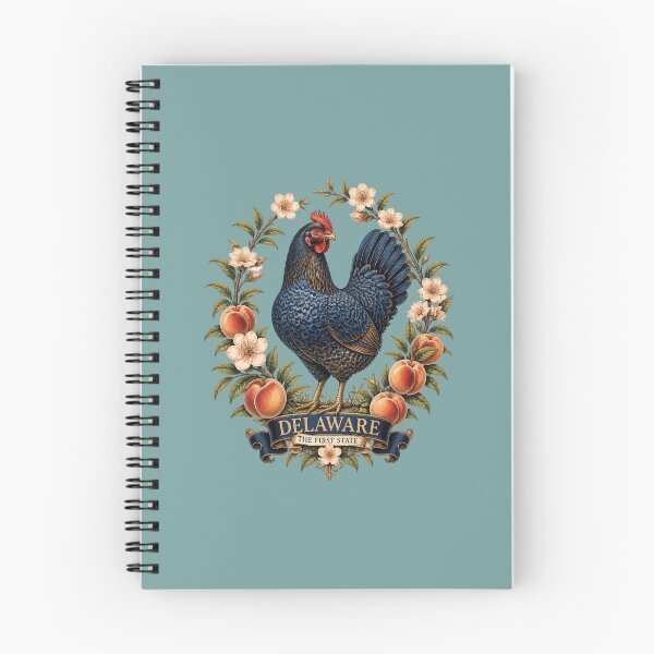 Item preview, Delaware Blue Hen And Peach Blossom Pride designed and sold by taiche.