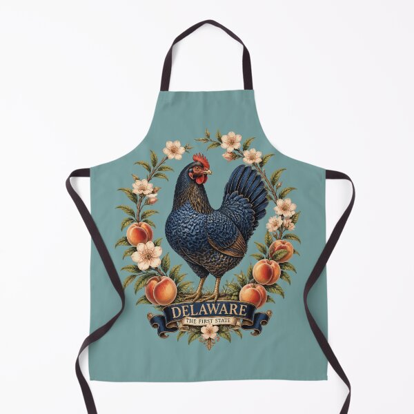 Item preview, Delaware Blue Hen And Peach Blossom Pride designed and sold by taiche.