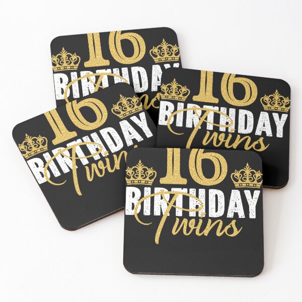 Item preview, 16Th Birthday Twins 16 Years Old Party Idea For Boy And Girl designed and sold by ColleenOH.
