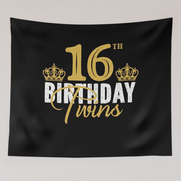 Item preview, 16Th Birthday Twins 16 Years Old Party Idea For Boy And Girl designed and sold by ColleenOH.
