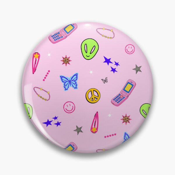 Item preview, Pink Y2K Retro Icons Pattern designed and sold by jianina-alondra.