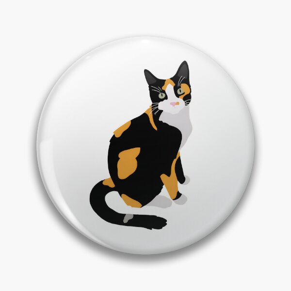 Item preview, Calico Cat Sitting Illustration designed and sold by GiaoCalonas.