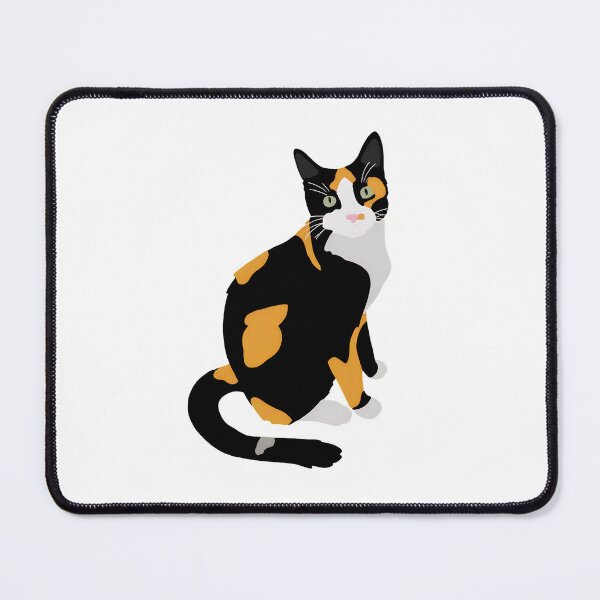 Item preview, Calico Cat Sitting Illustration designed and sold by GiaoCalonas.