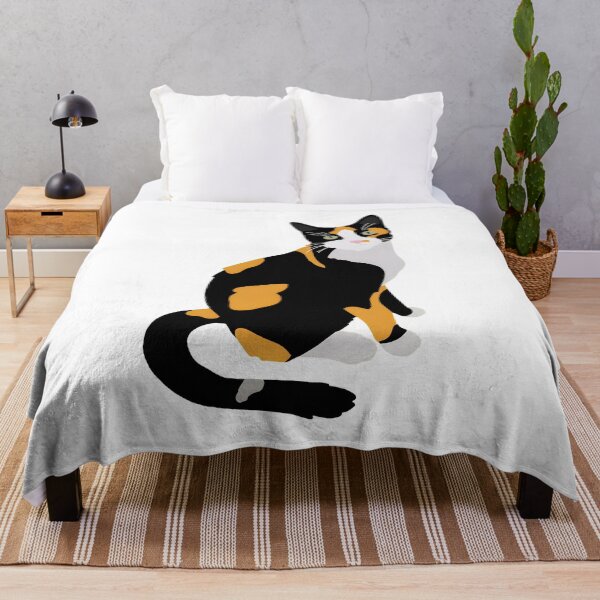 Item preview, Calico Cat Sitting Illustration designed and sold by GiaoCalonas.