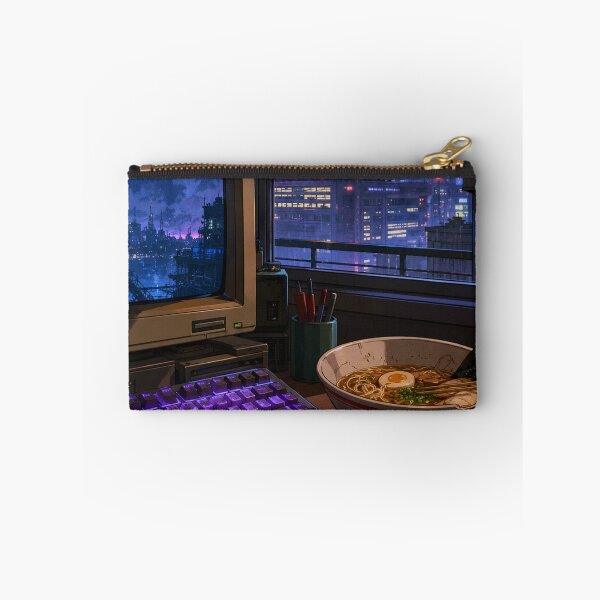 Item preview, Lofi Gaming: Neon Dusk Setup designed and sold by bapupa.