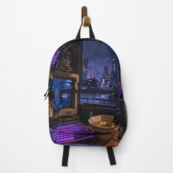 Item preview, Lofi Gaming: Neon Dusk Setup designed and sold by bapupa.