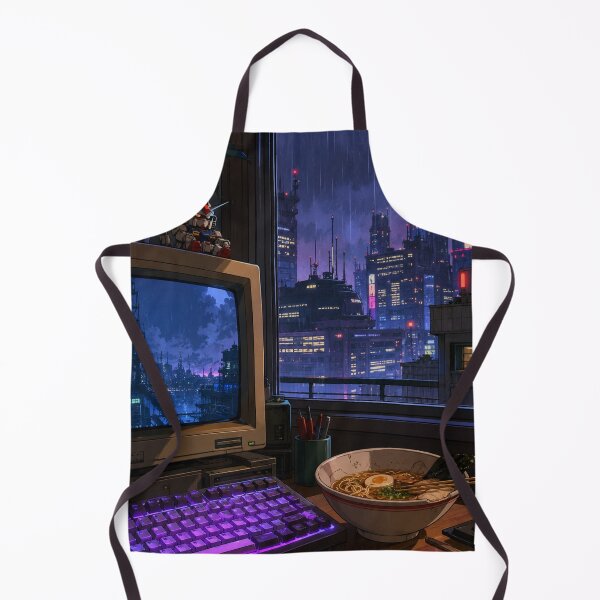 Item preview, Lofi Gaming: Neon Dusk Setup designed and sold by bapupa.