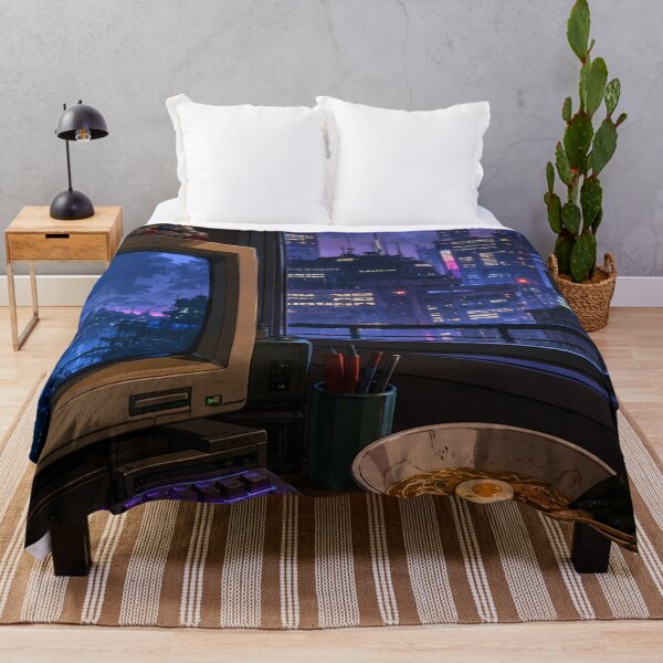 Item preview, Lofi Gaming: Neon Dusk Setup designed and sold by bapupa.