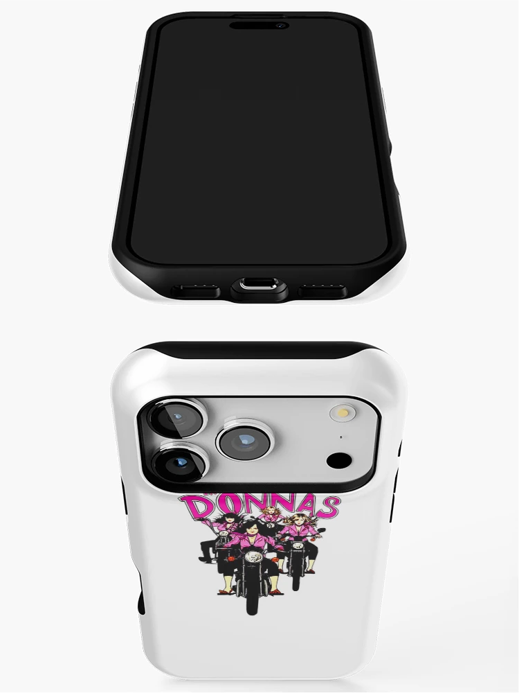 Thumbnail 3 of 4, iPhone Case, Pink Typography Woman Rider designed and sold by ShadeFall.