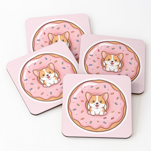 Item preview, Kawaii Corgi Donut designed and sold by UnRealS.