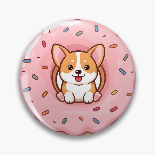 Item preview, Kawaii Corgi Donut designed and sold by UnRealS.