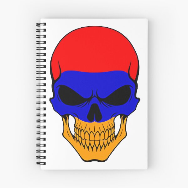 Item preview, Armenia Skull Flag ⭐⭐⭐⭐⭐ designed and sold by Beautyinme.