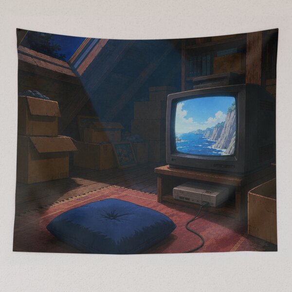 Item preview, Lofi Gaming: Retro Attic Play designed and sold by bapupa.