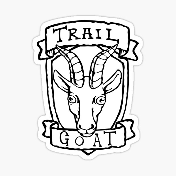 Trail Goat Sticker