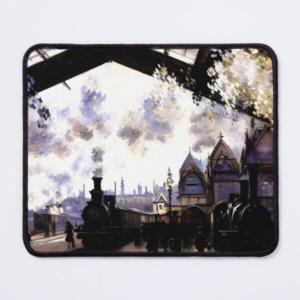 Item preview, Saint-Lazare Station, Exterior View 2 designed and sold by artdesignsnow.