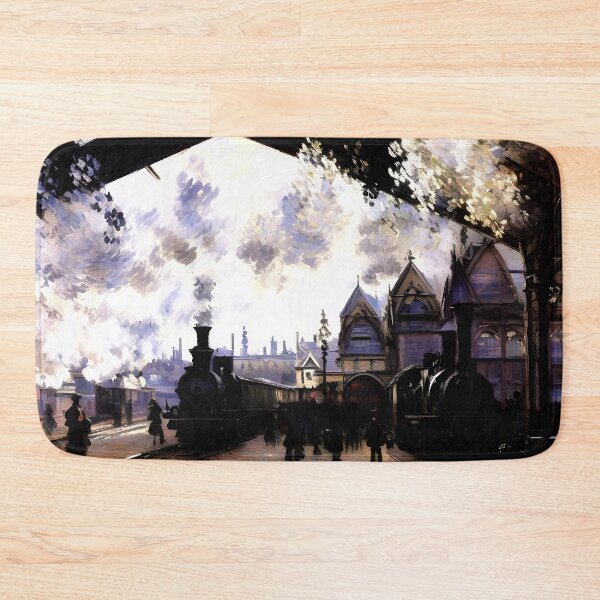 Item preview, Saint-Lazare Station, Exterior View 2 designed and sold by artdesignsnow.