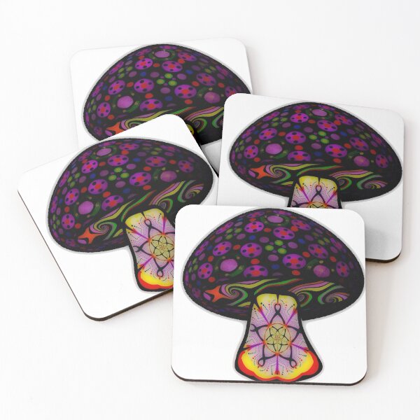 Item preview, Purple cosmo mushroom  designed and sold by The Green Faerie .